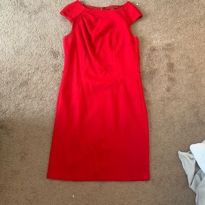 Lady in Red pencil dress